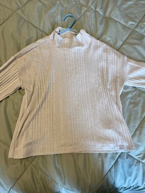 OshKosh B'gosh Cream Ribbed Mock Neck Sweater